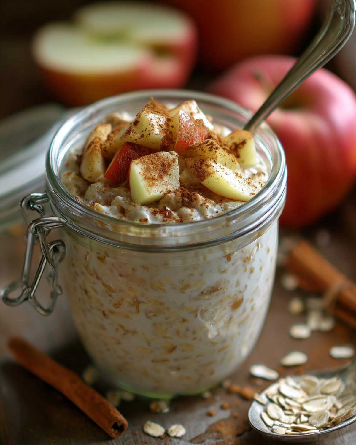 Apple Cinnamon Overnight Oats - detail 2
