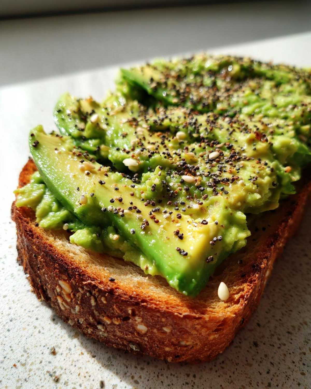 Avocado Toast with Everything Seasoning - detail 3