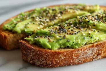 Avocado Toast with Everything Seasoning