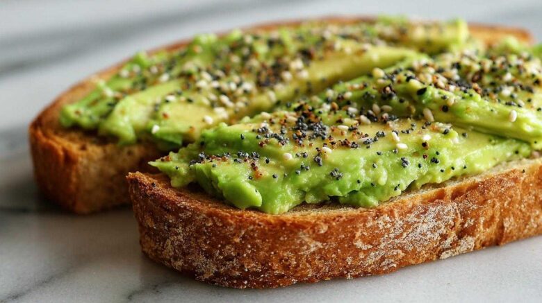 Avocado Toast with Everything Seasoning