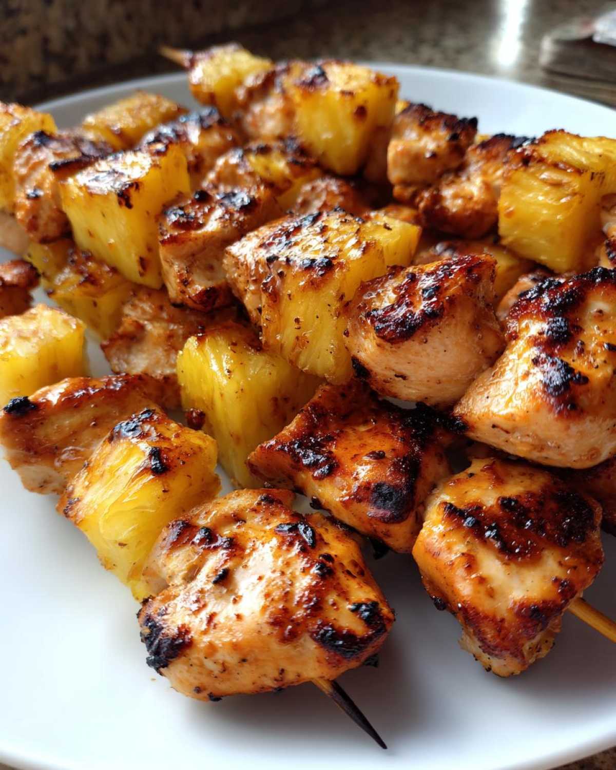 BBQ Pineapple Chicken Kabobs - detail 1