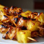 BBQ Pineapple Chicken Kabobs