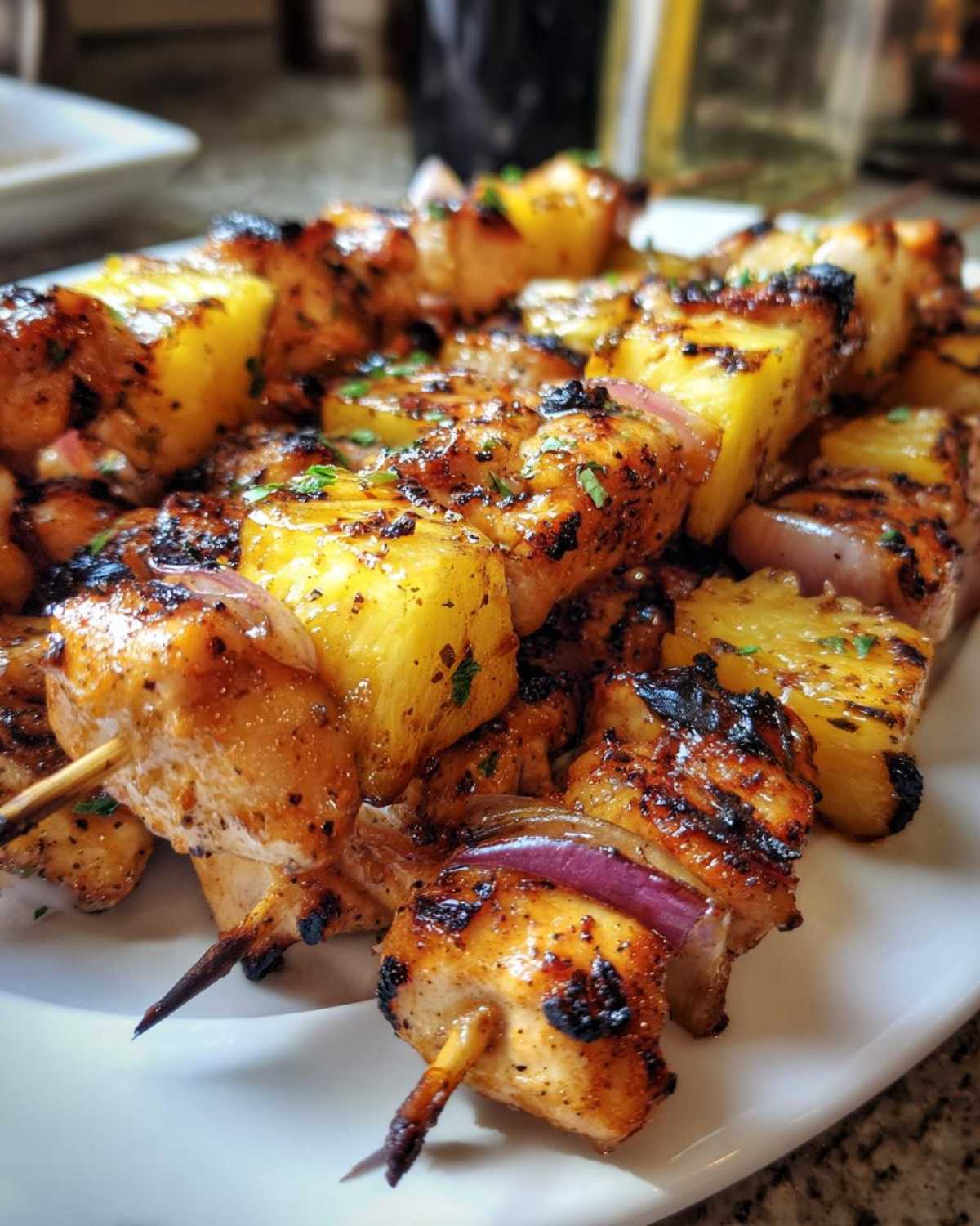 BBQ Pineapple Chicken Kabobs - detail 4