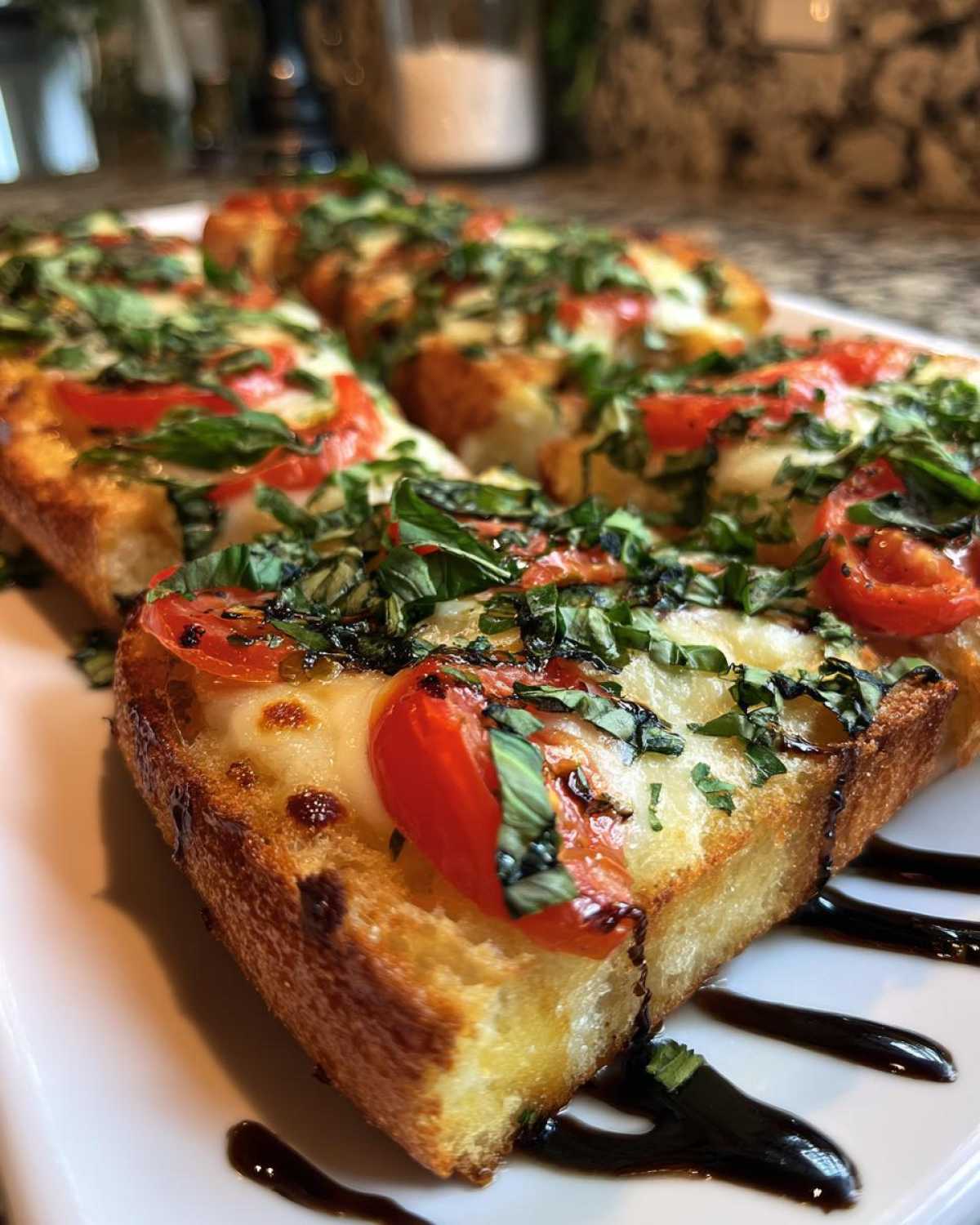 Backyard Caprese Garlic Bread - detail 4