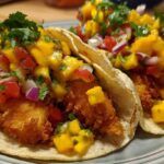 Baja Fish Tacos with Mango Salsa
