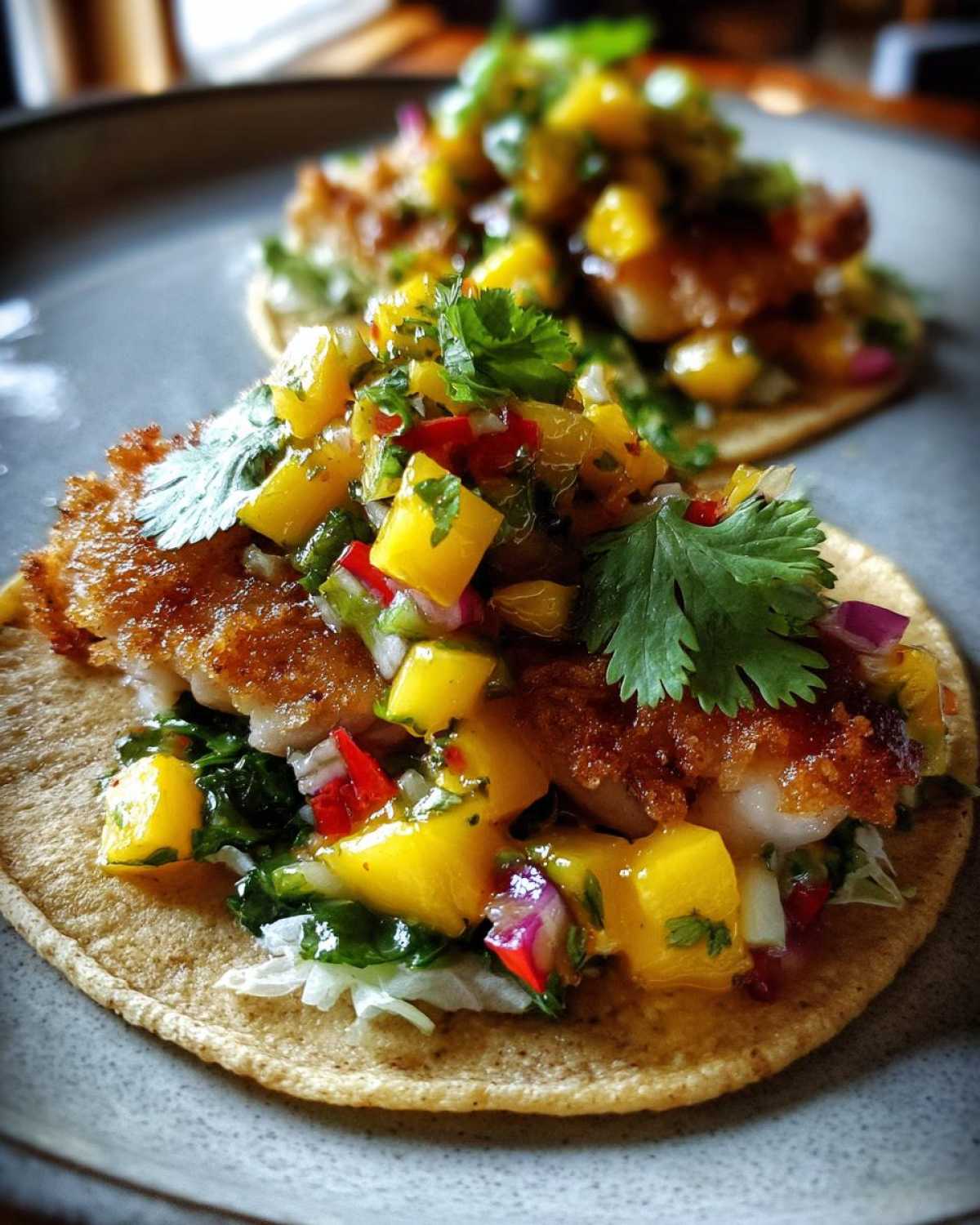 Baja Fish Tacos with Mango Salsa - detail 3