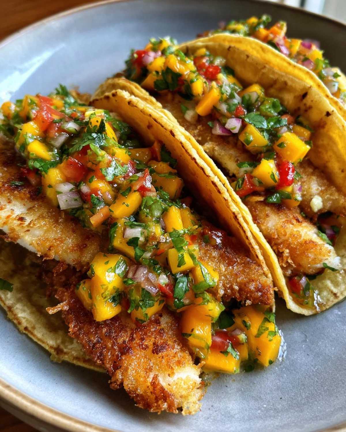 Baja Fish Tacos with Mango Salsa - detail 4