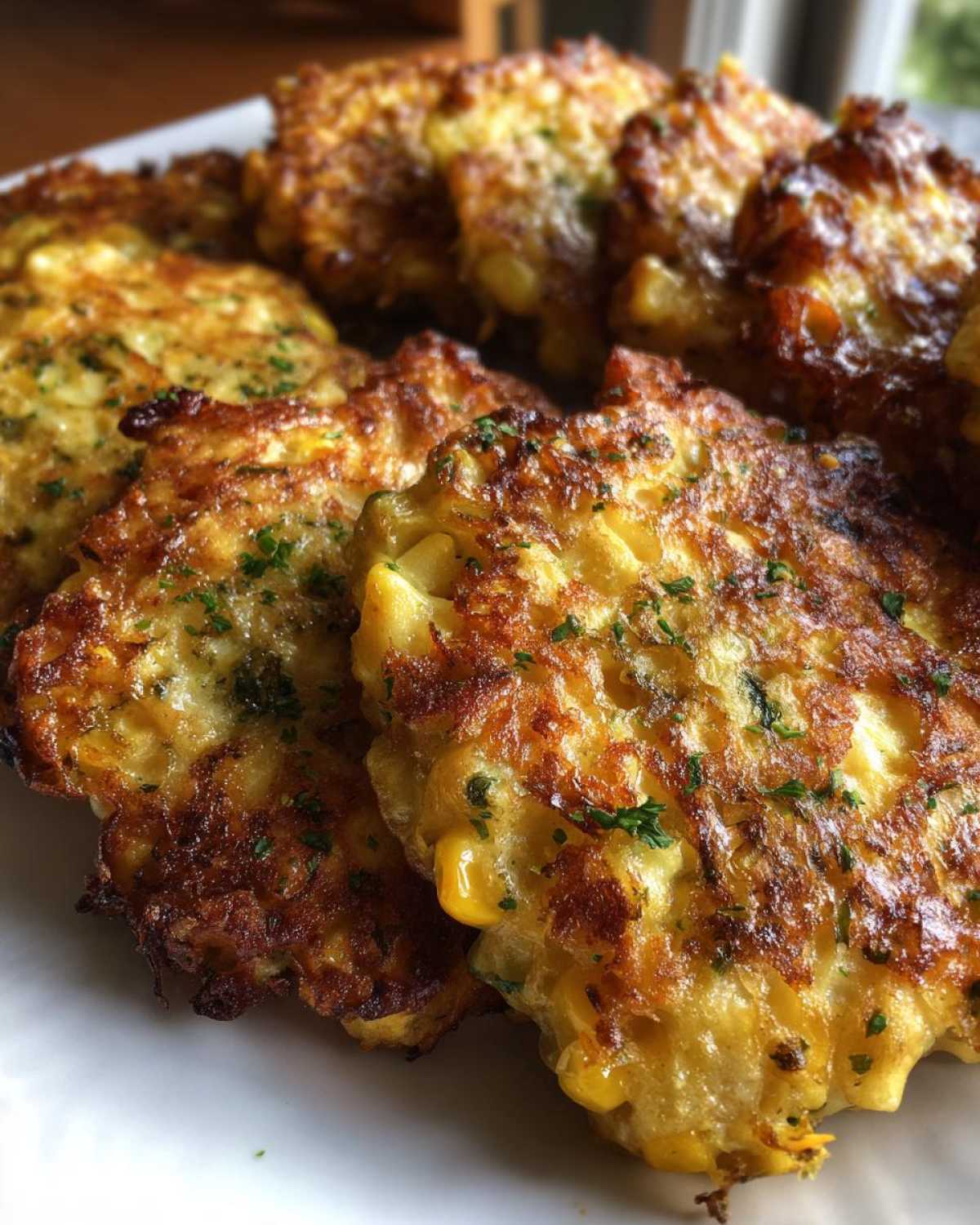 Baked Zucchini Corn Fritters - detail 4