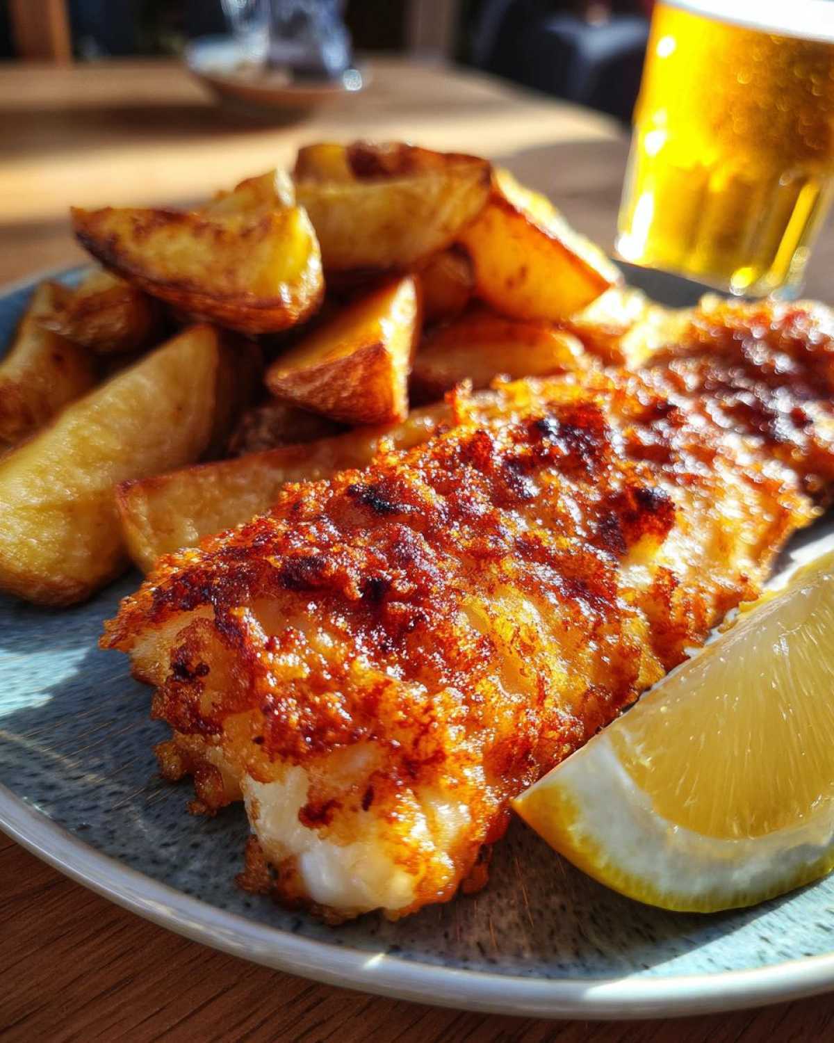 Beer-Battered Fish & Chips (Oven-Baked) - detail 2