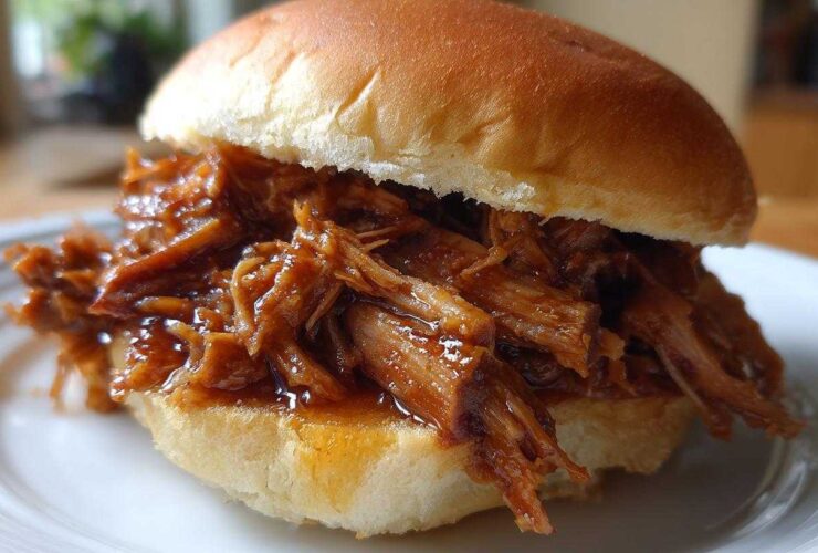 Beer-Braised Pulled Pork Sliders