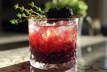 Blackberry Thyme Gin Smash
