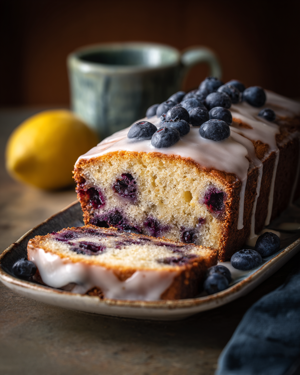 Blueberry Lemon Yogurt Loaf - detail 2