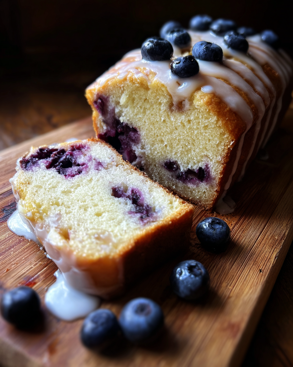Blueberry Lemon Yogurt Loaf - detail 3