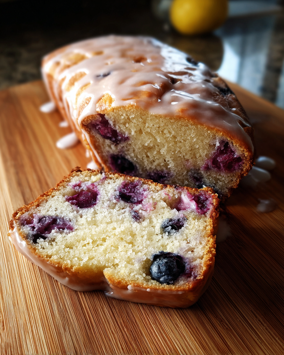 Blueberry Lemon Yogurt Loaf - detail 4