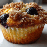 Blueberry streusel muffins