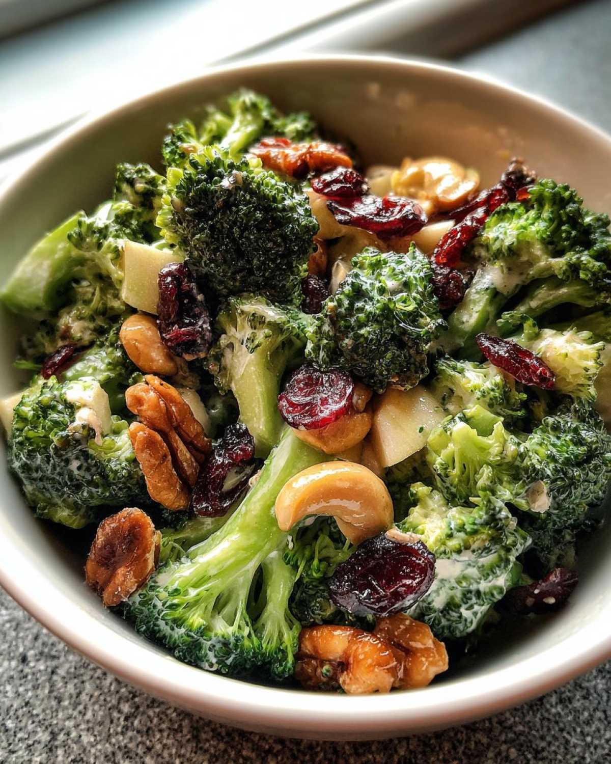 Broccoli Apple Salad (Light Dressing) - detail 2