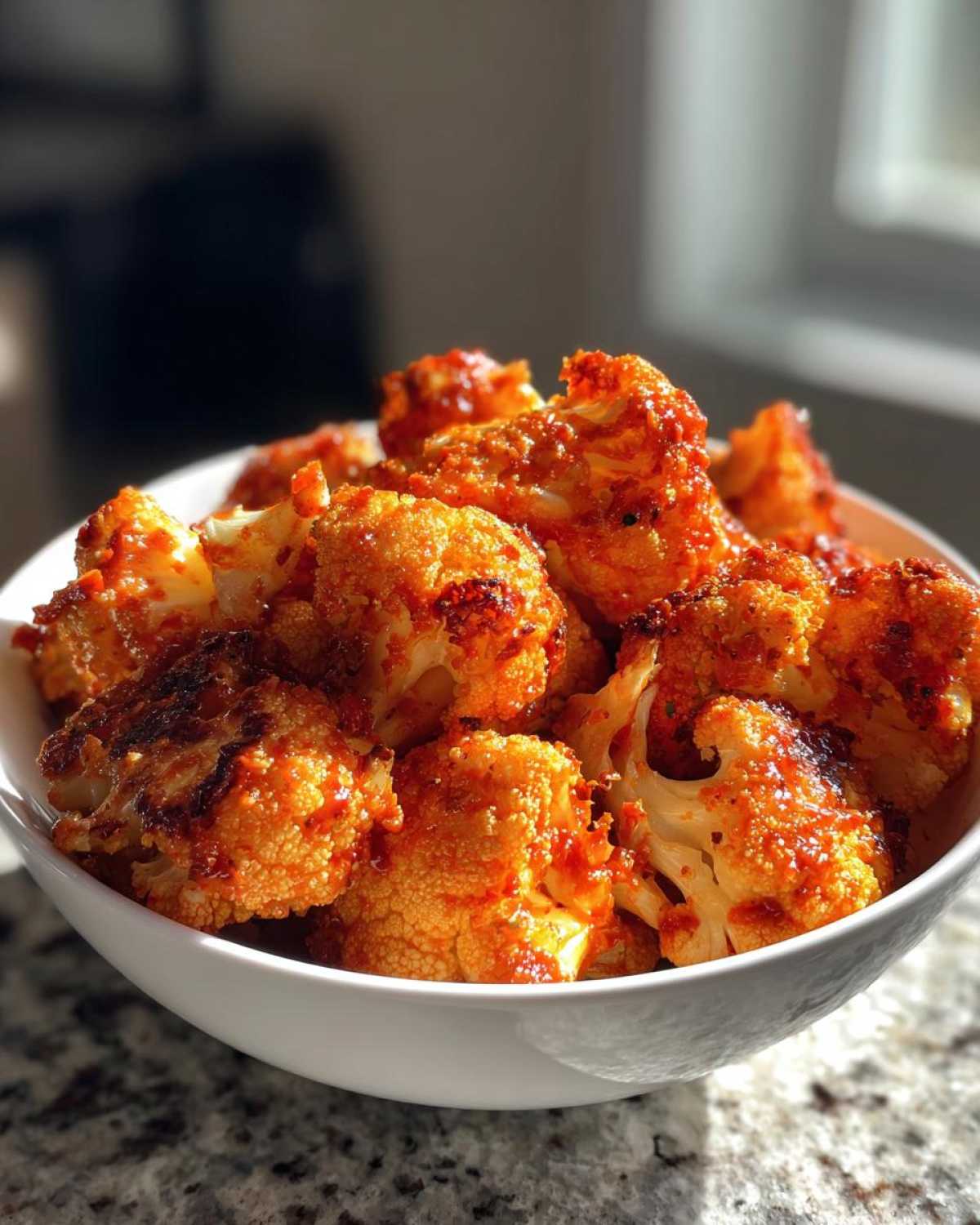 Buffalo Cauliflower Bites (Air Fryer) - detail 2