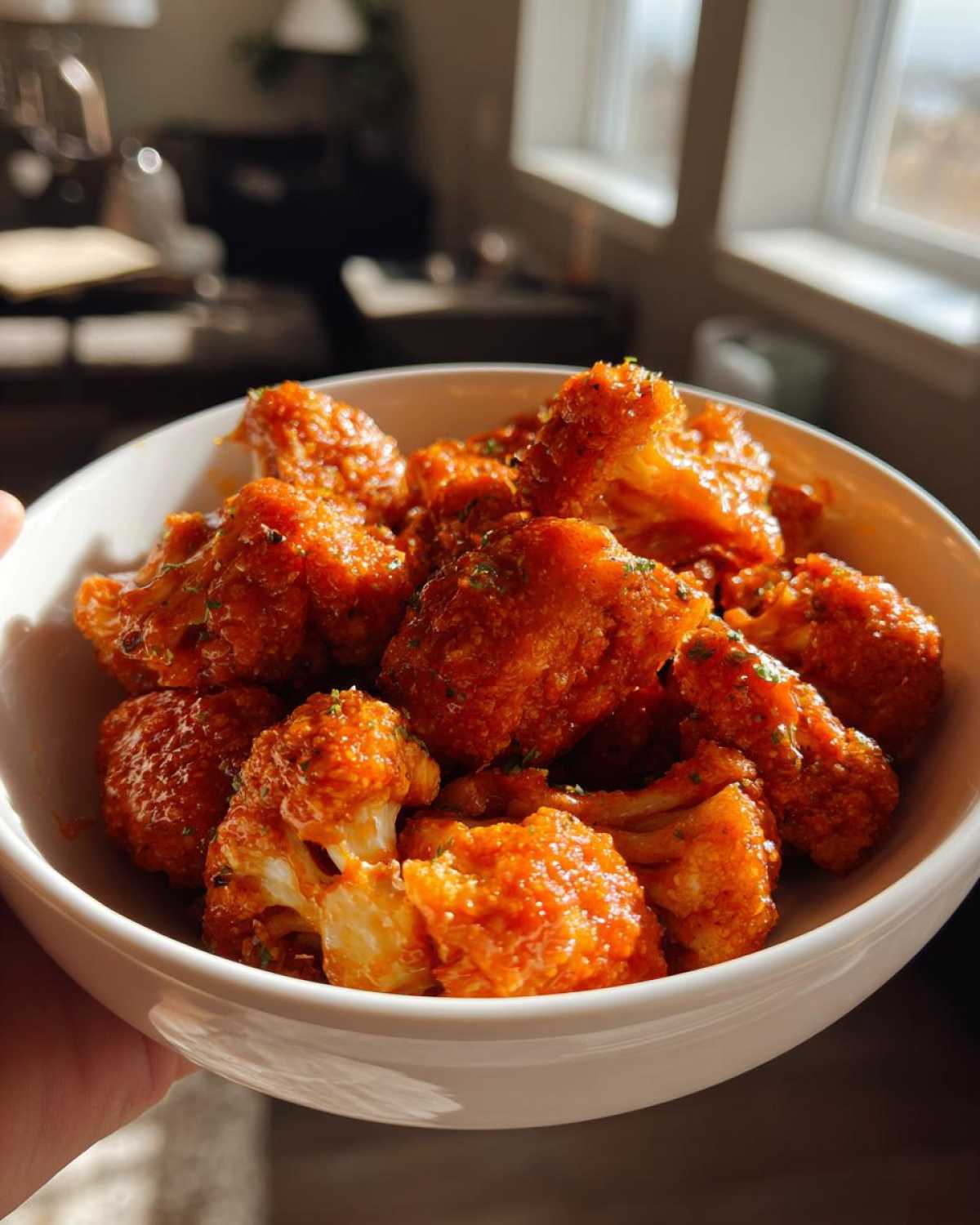 Buffalo Cauliflower Bites (Air Fryer) - detail 3