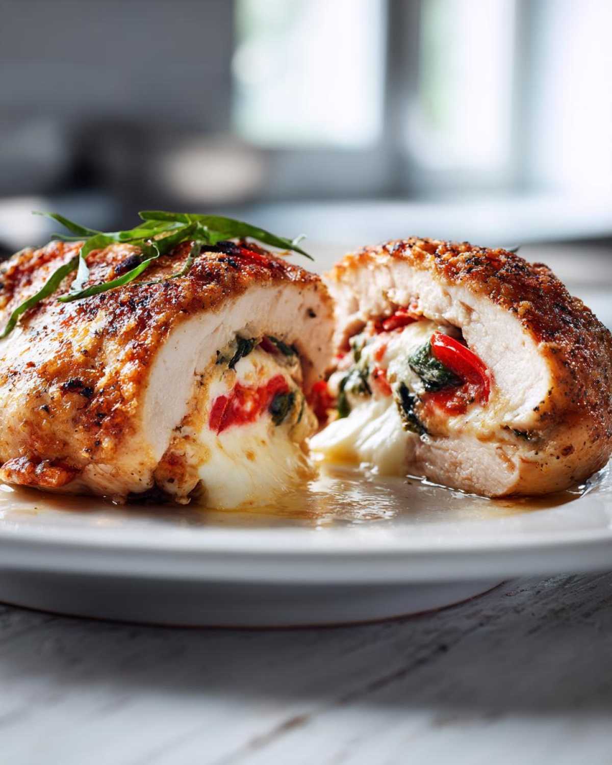 Caprese Stuffed Chicken Breasts - detail 3