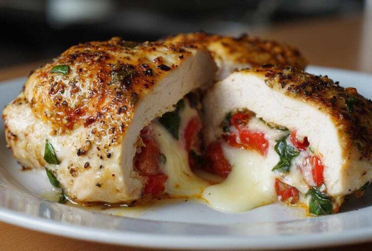 Caprese Stuffed Chicken Breasts