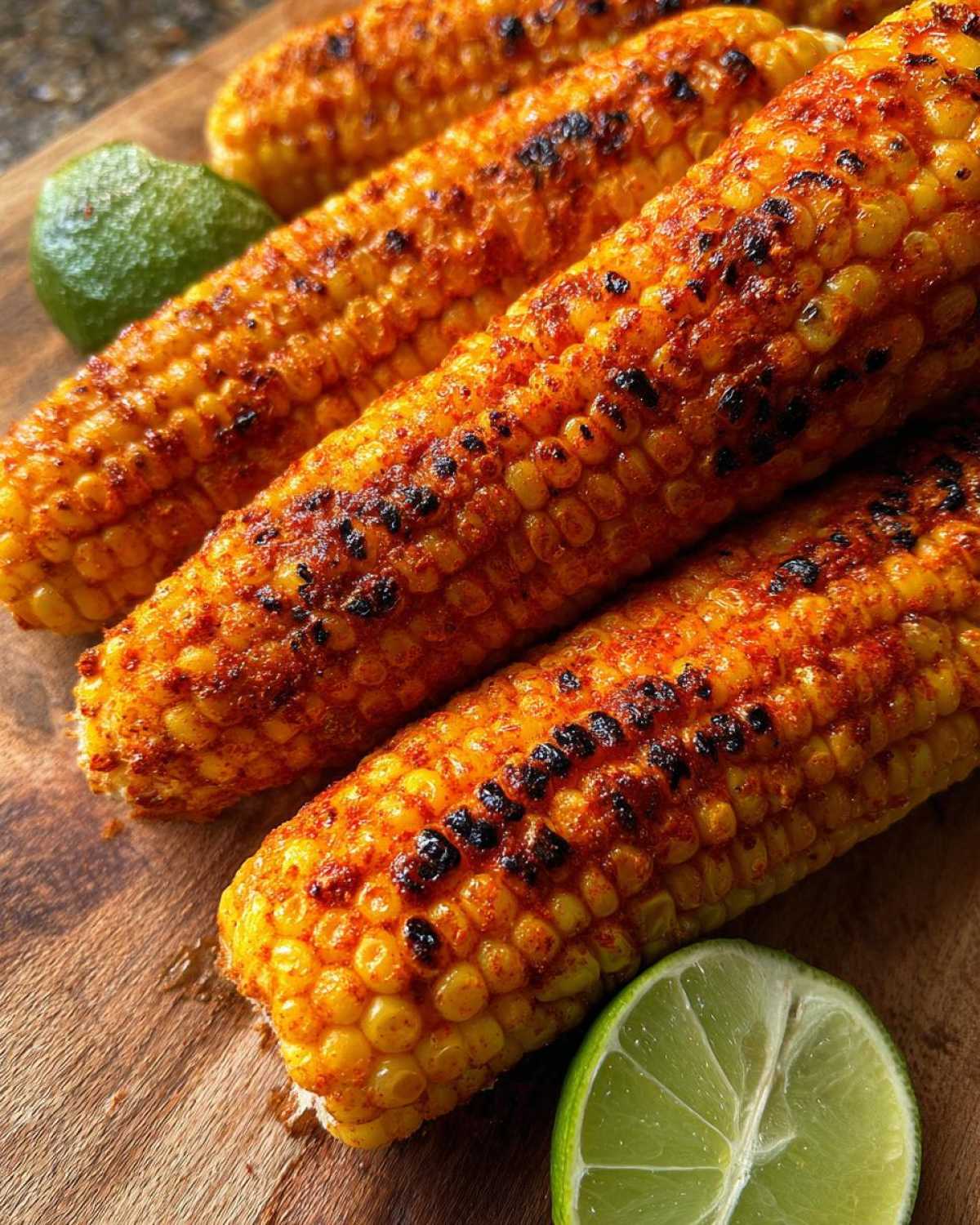 Chili-Lime Grilled Corn on the Cob - detail 1