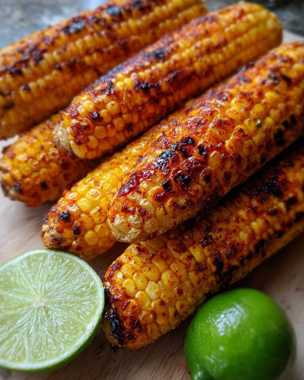 Chili-Lime Grilled Corn on the Cob - detail 3