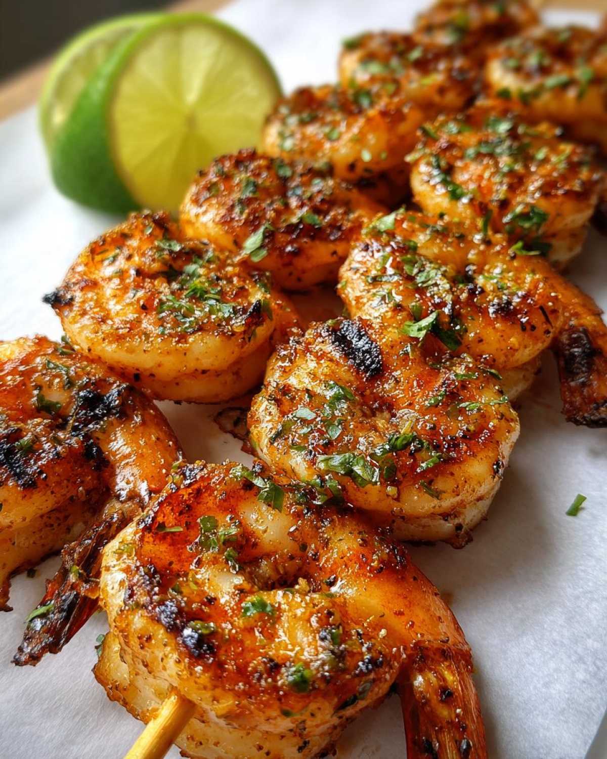 Chili Lime Grilled Shrimp Skewers - detail 4
