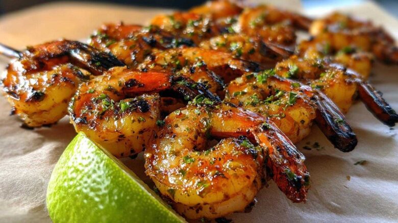 Chili Lime Grilled Shrimp Skewers
