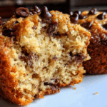 Chocolate chip banana muffins