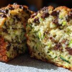 Chocolate chip zucchini muffins