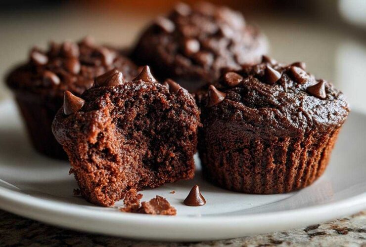 Chocolate protein muffins