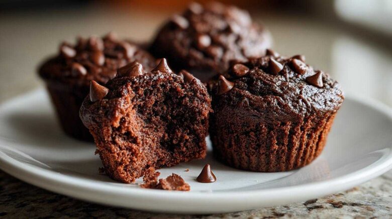 Chocolate protein muffins