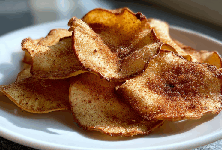 Cinnamon Sugar Apple Chips