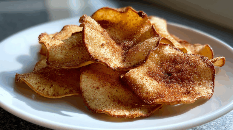 Cinnamon Sugar Apple Chips