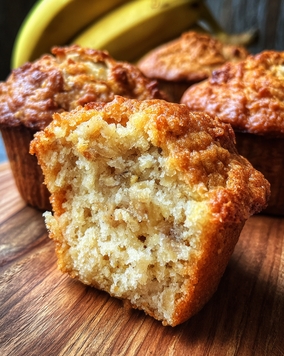 Classic banana muffins - detail 2