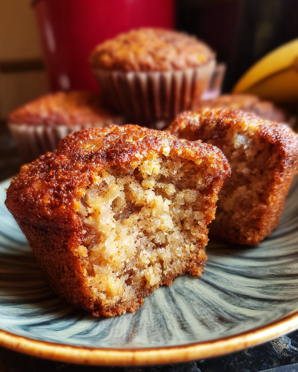 Classic banana muffins - detail 4