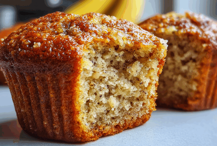 Classic banana muffins
