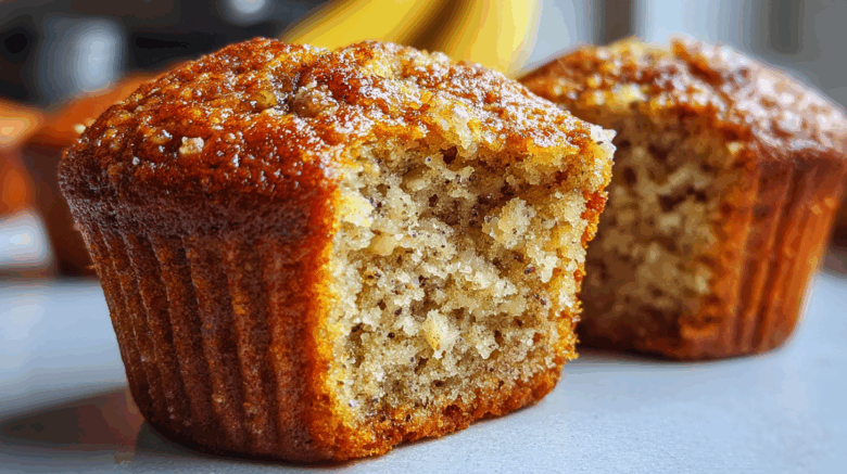 Classic banana muffins