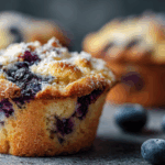 Classic blueberry muffins