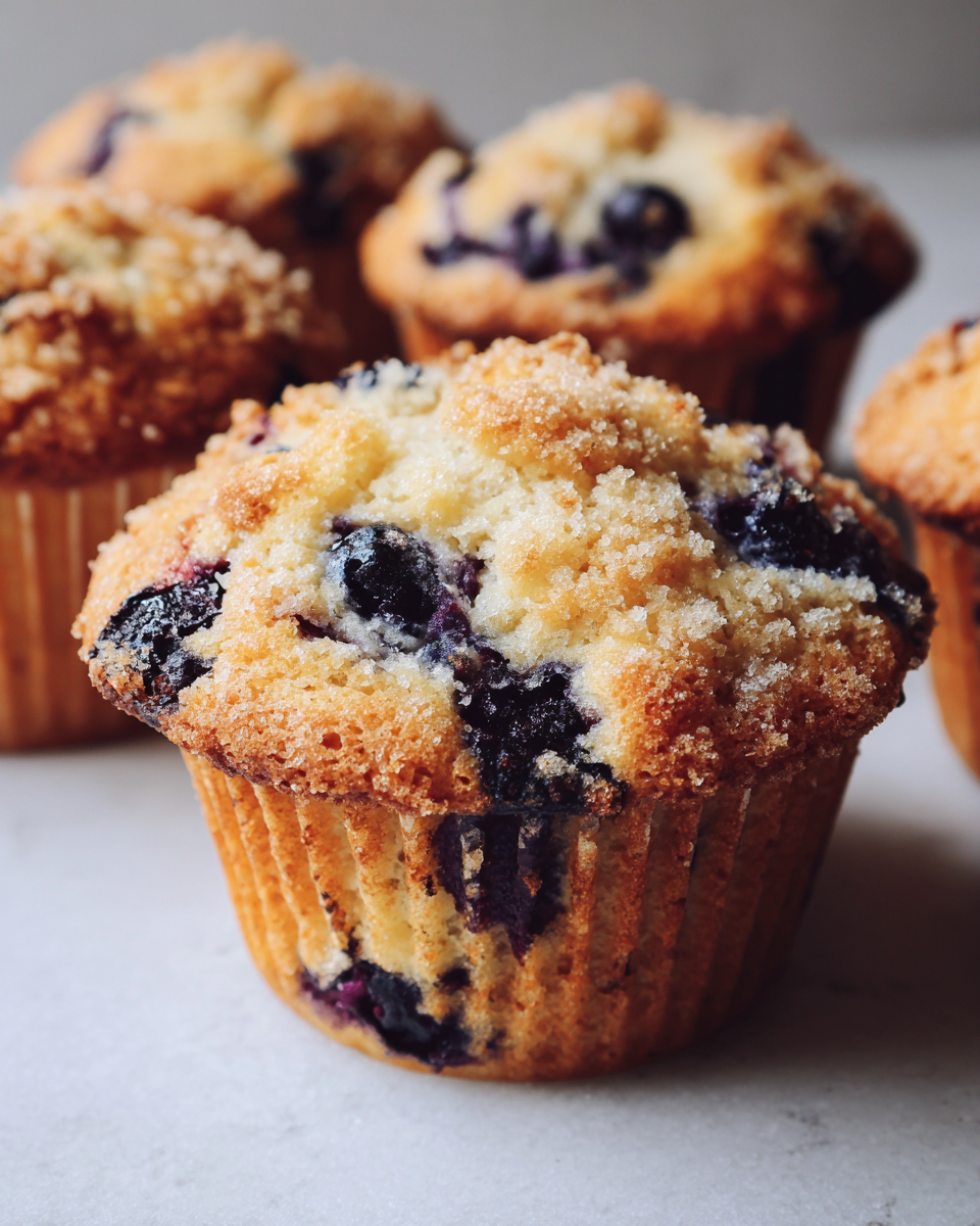 Classic blueberry muffins - detail 2