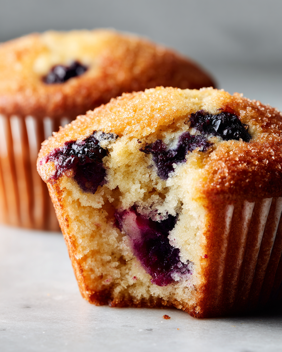Classic blueberry muffins - detail 3