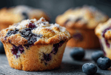 Classic blueberry muffins