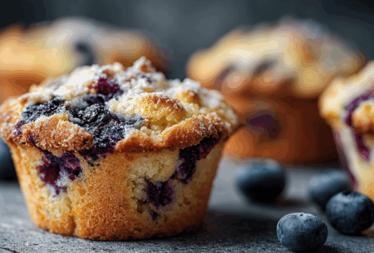 Classic blueberry muffins