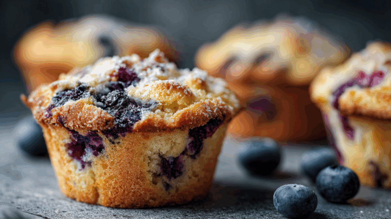 Classic blueberry muffins