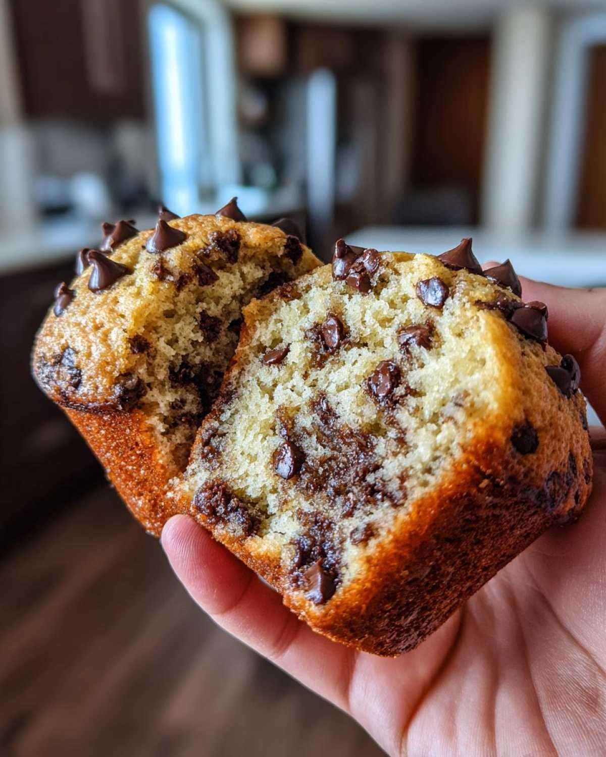 Classic chocolate chip muffins - detail 4