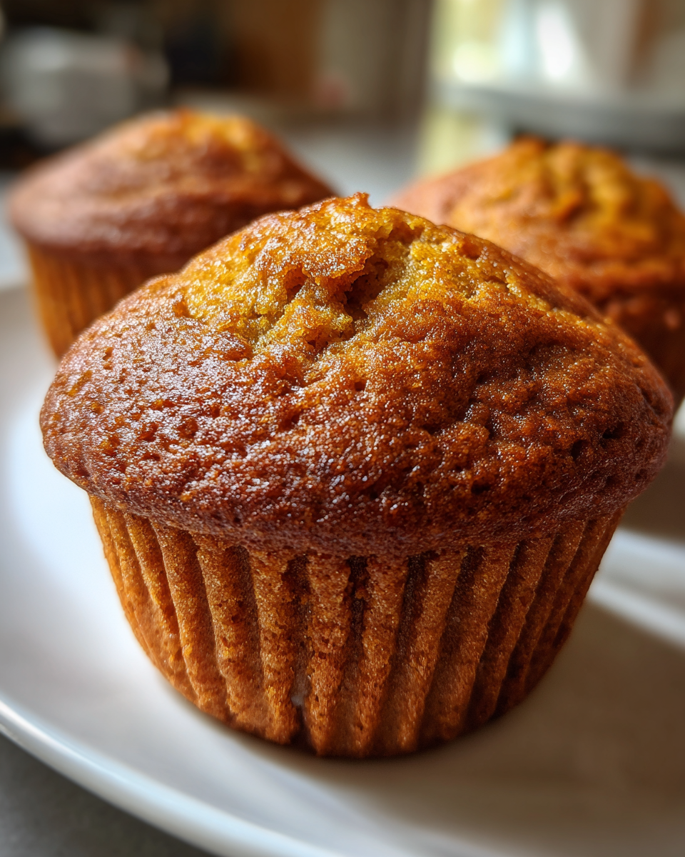 Classic pumpkin muffins - detail 2
