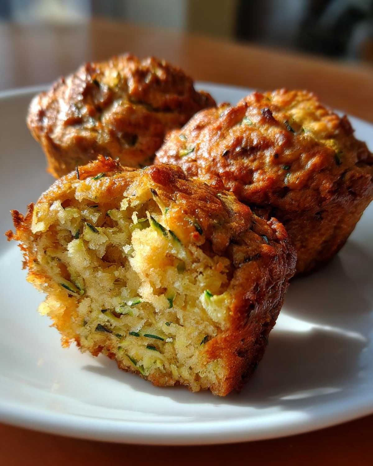 Classic zucchini muffins - detail 1