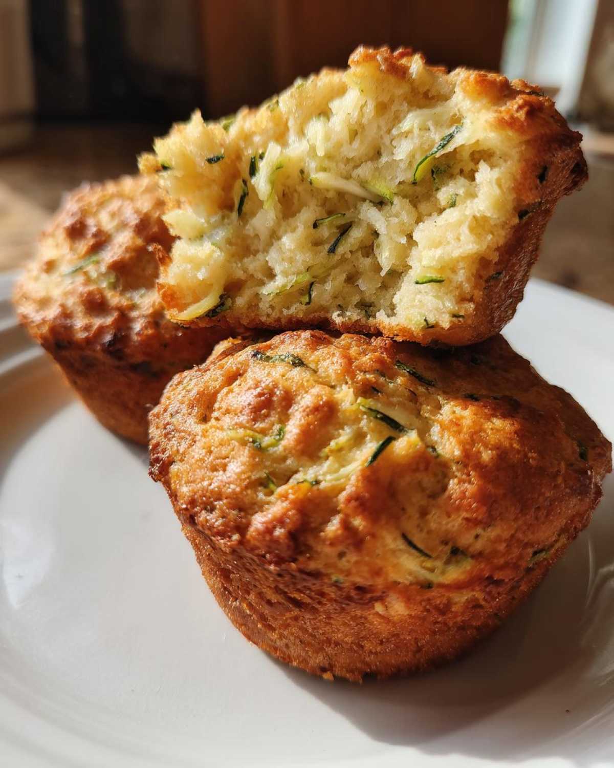 Classic zucchini muffins - detail 2