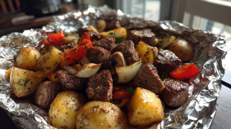 Cowboy Steak Foil Packets