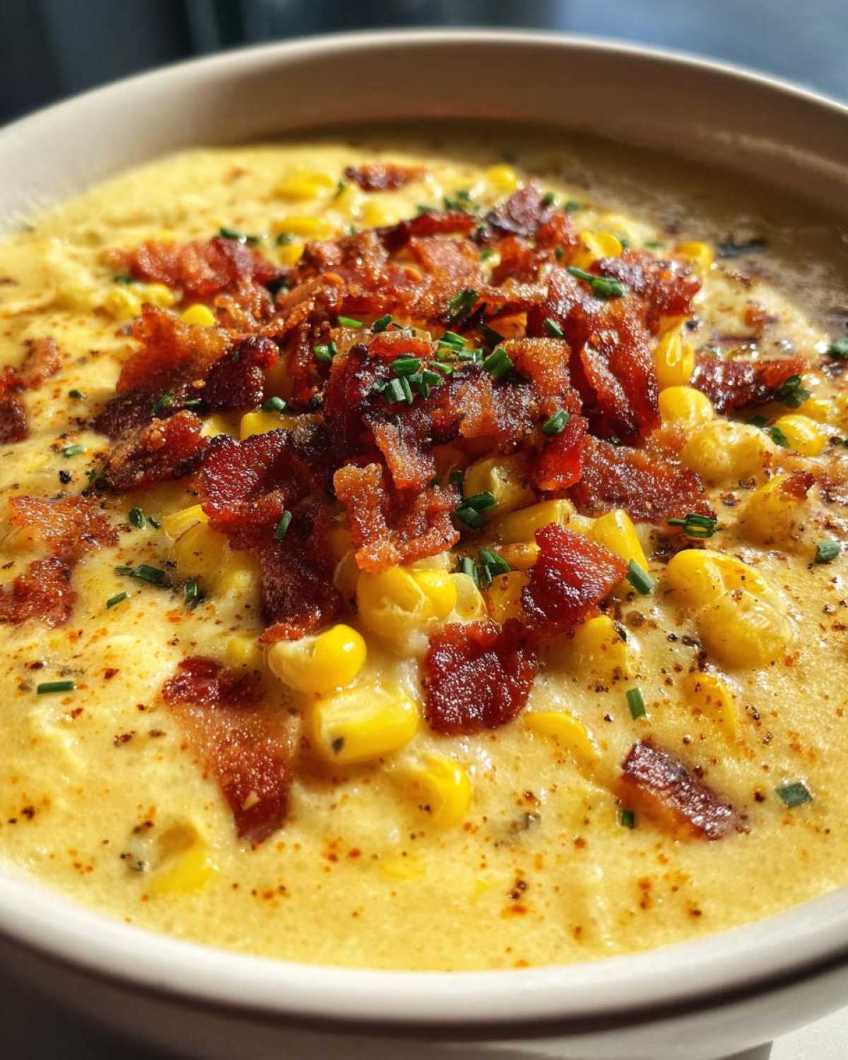 Creamy Corn & Bacon Chowder - detail 1